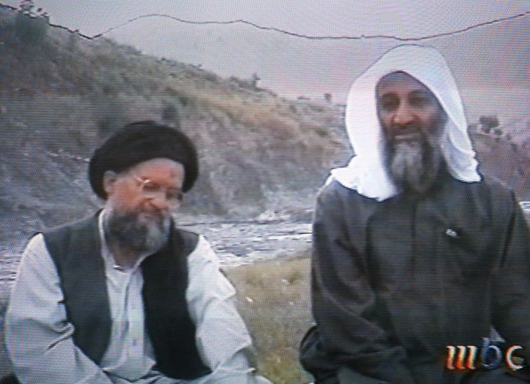 Ayman al-Zawahiri con Osama Bin Laden