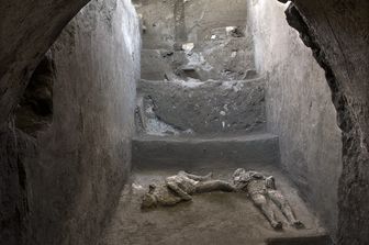 I calchi dei corpi ritrovati a Pompei