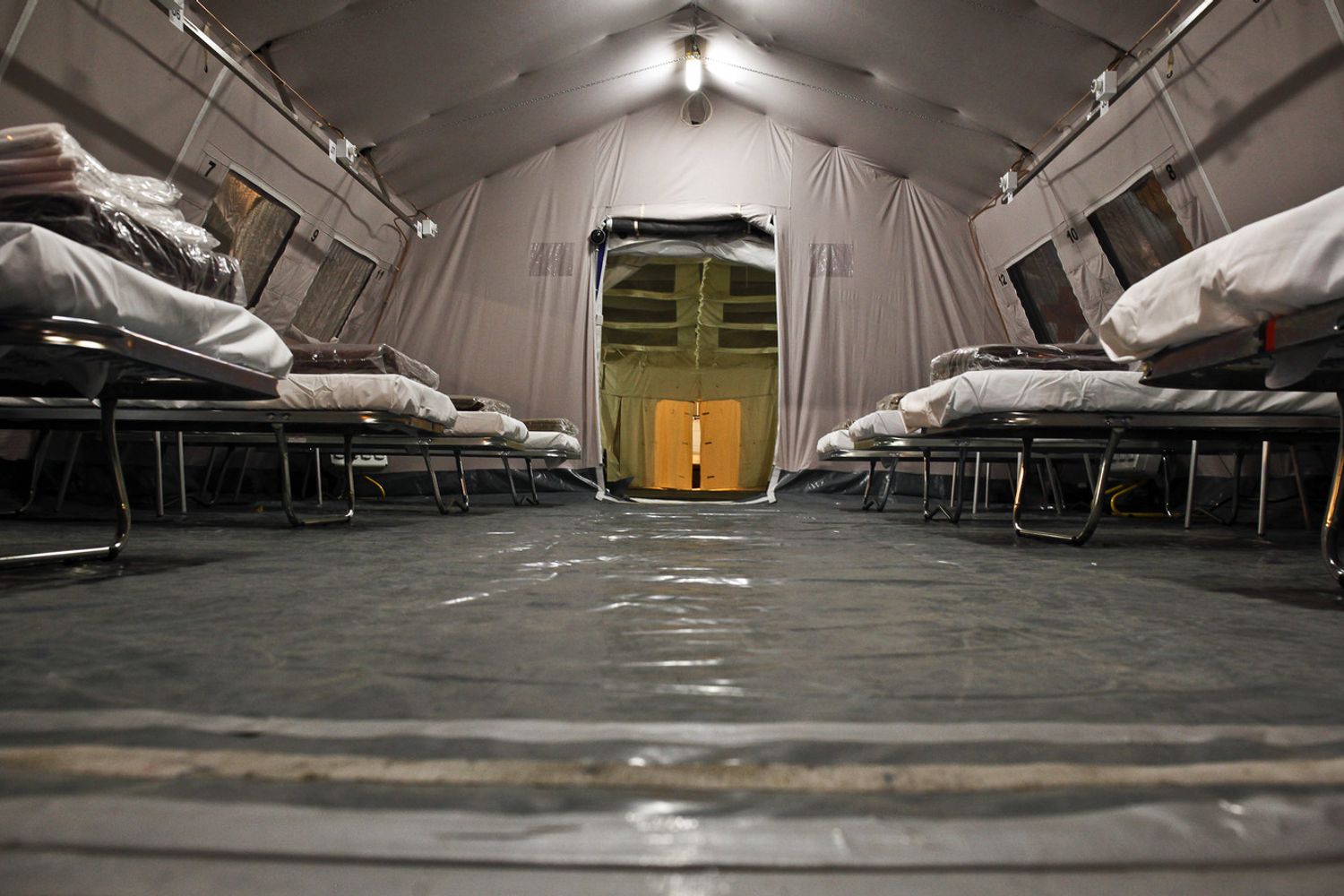 Ospedale Covid da campo al Parco Valentino di Torino