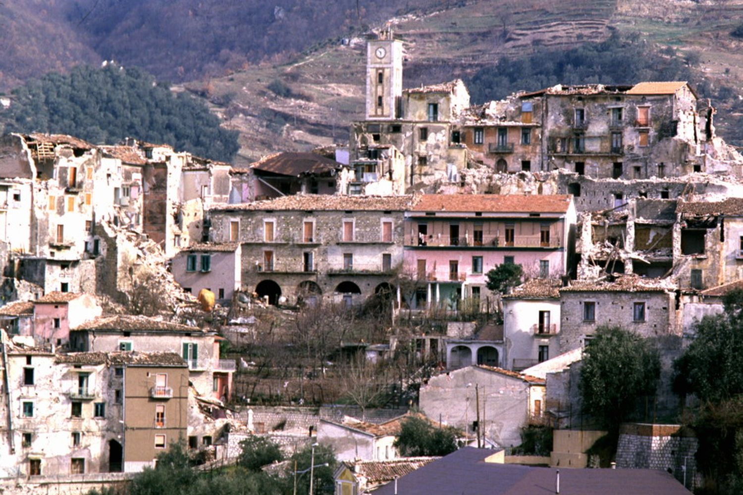 Calabritto, terremoto dell'Irpinia