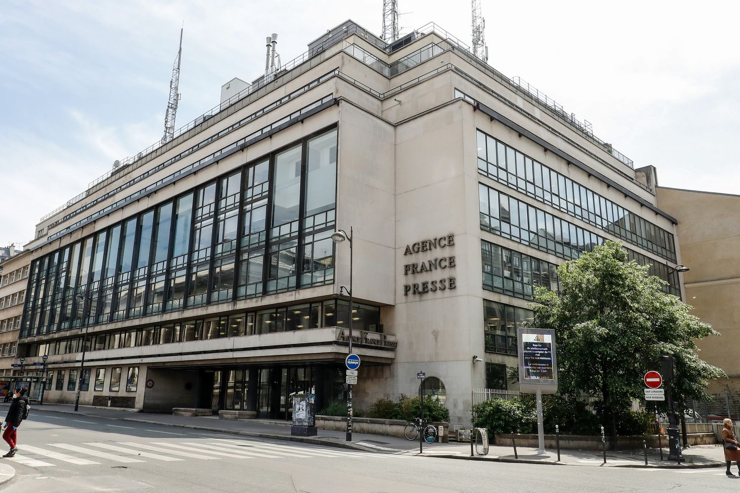 Il quartier generale dell'agenzia France Presse a Parigi