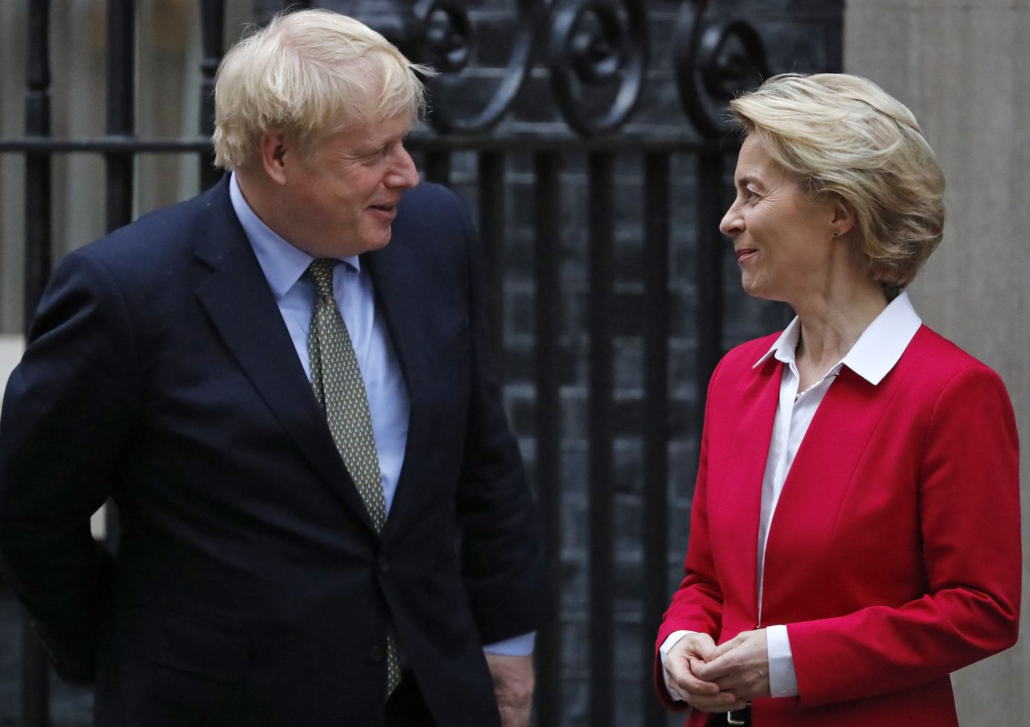 Boris Johnson e Ursula von der Leyen