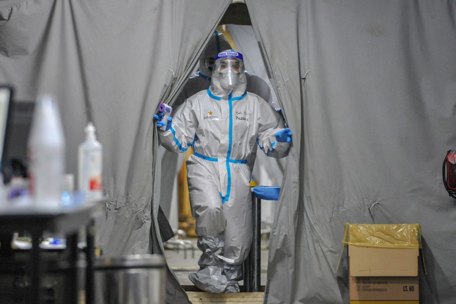 Ospedale da campo Covid di Cosenza