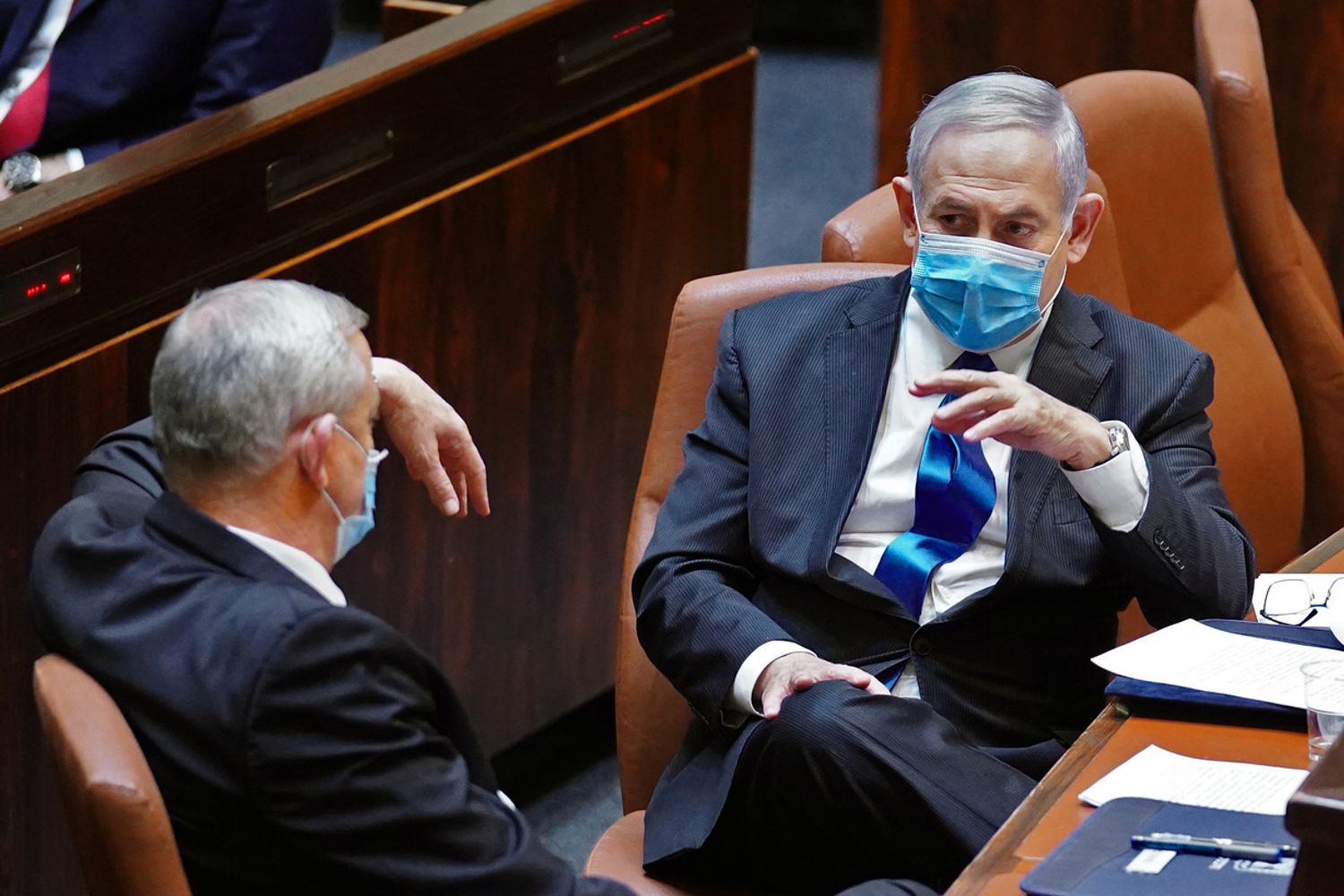 Benjamin Netanyahu e Benny Gantz