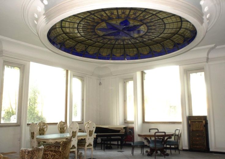 Una sala della villa di Enrico Nicoletti poi confiscata e diventata la Casa del Jazz&nbsp;