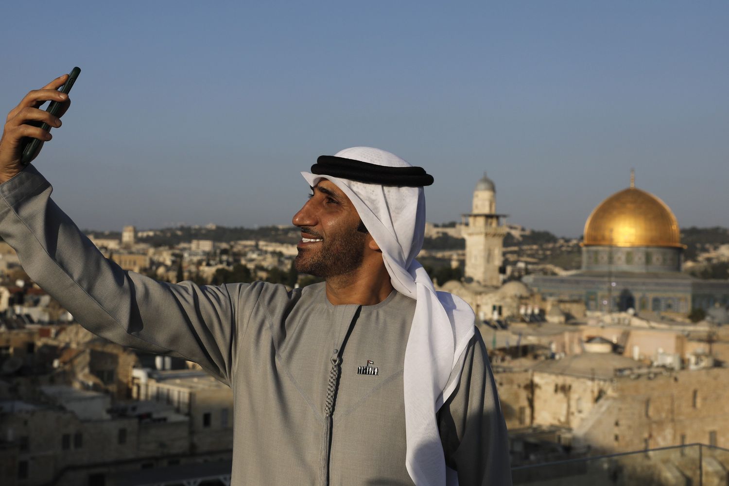 &nbsp;Il selfie di un celebre cantante degli Emirati arabi Uniti,&nbsp;Walid Aljasim,&nbsp; a Gerusalemme&nbsp;