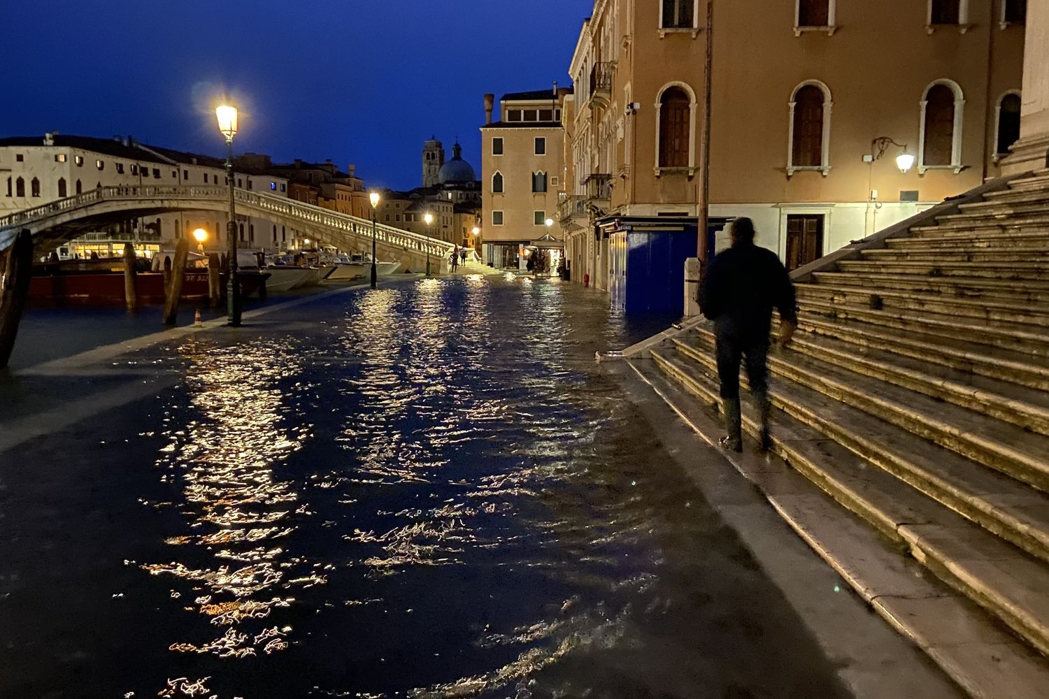 L'acqua alta a Venezia