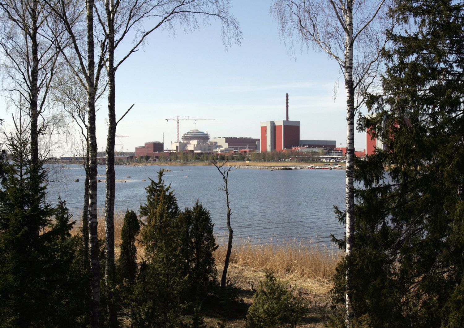 La centrale nucleare TVO sull'isola finlandese di&nbsp;Olkiluoto&nbsp;