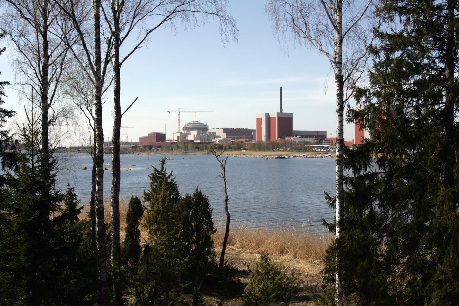 La centrale nucleare TVO sull'isola finlandese di&nbsp;Olkiluoto&nbsp;