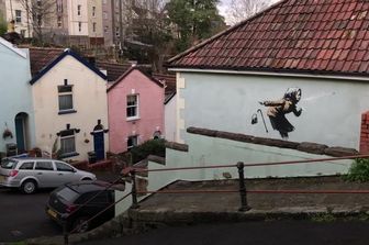 street art banksy&nbsp;nuovo murale&nbsp;bristol covid