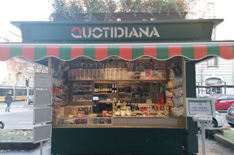 &nbsp;edicola 'Quotidiana' a Milano