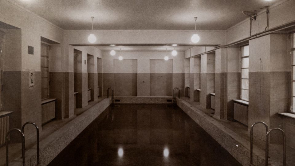 La piscina dove nuotava Mussolini quando andava a Torino