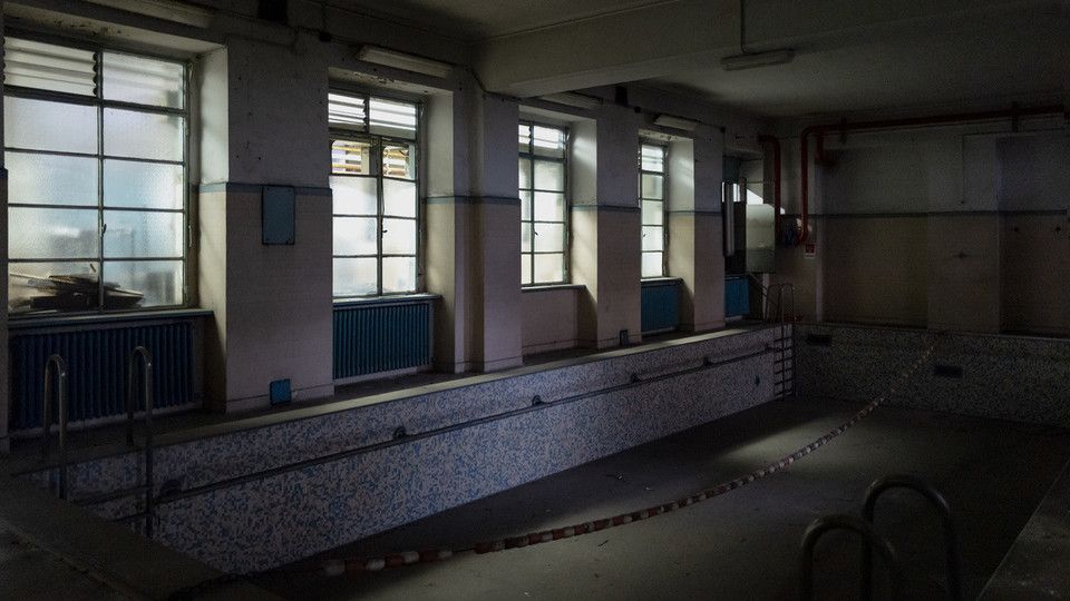 La piscina dove nuotava Mussolini quando andava a Torino&nbsp;