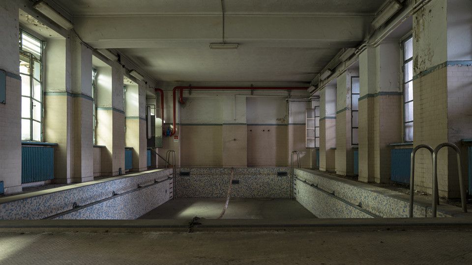 La piscina dove nuotava Mussolini quando andava a Torino&nbsp;