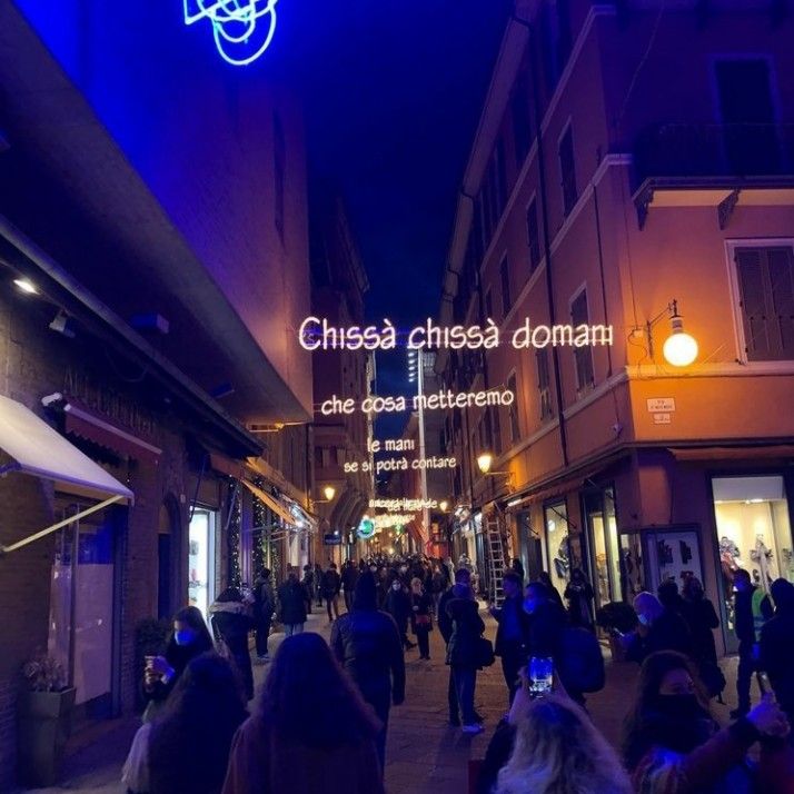 Le luci di Natale a Bologna