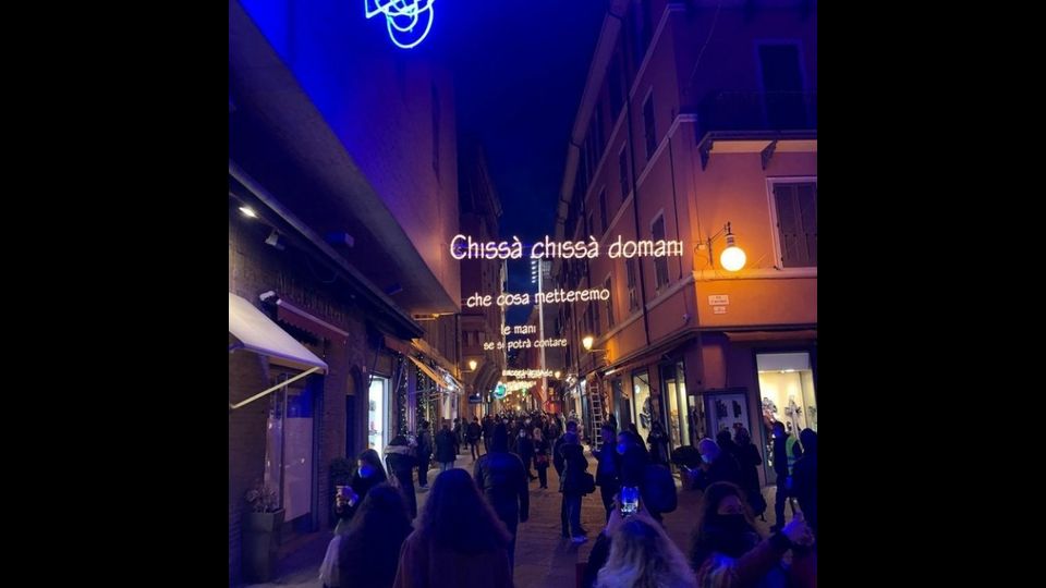 Le luci di Natale a Bologna