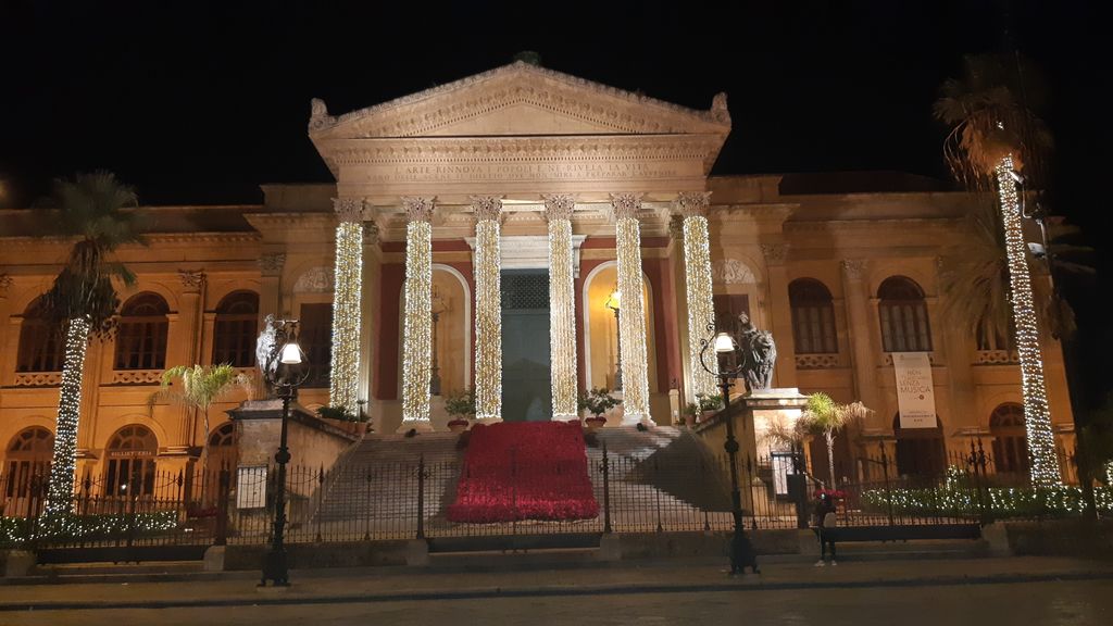 Le luci di Natale a Palermo