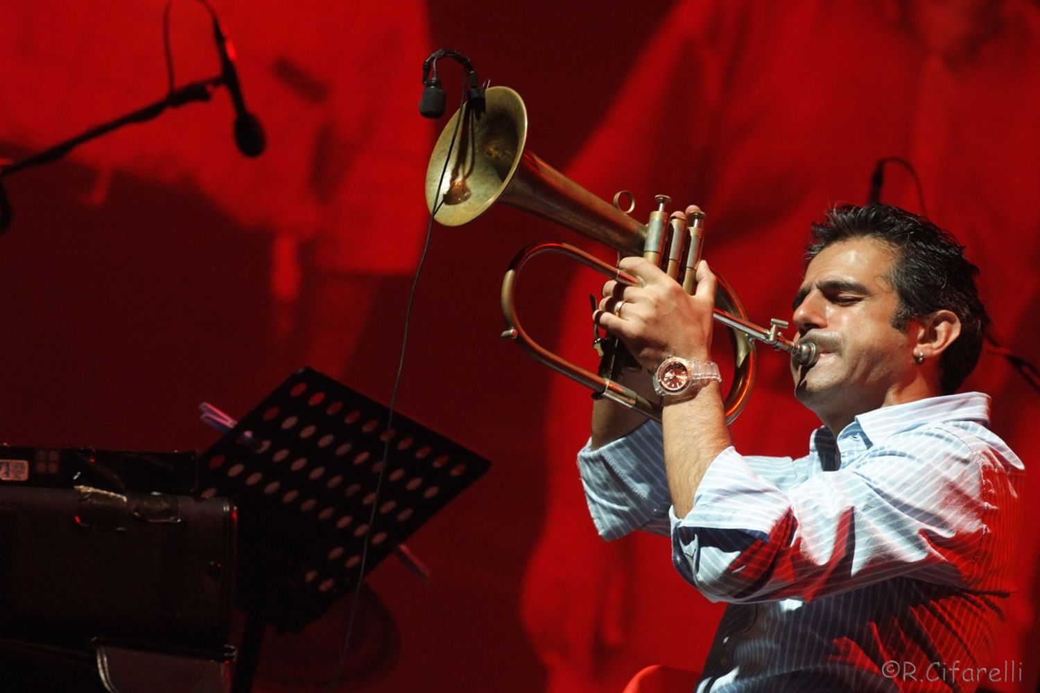 &nbsp;Il trombettista Paolo Fresu