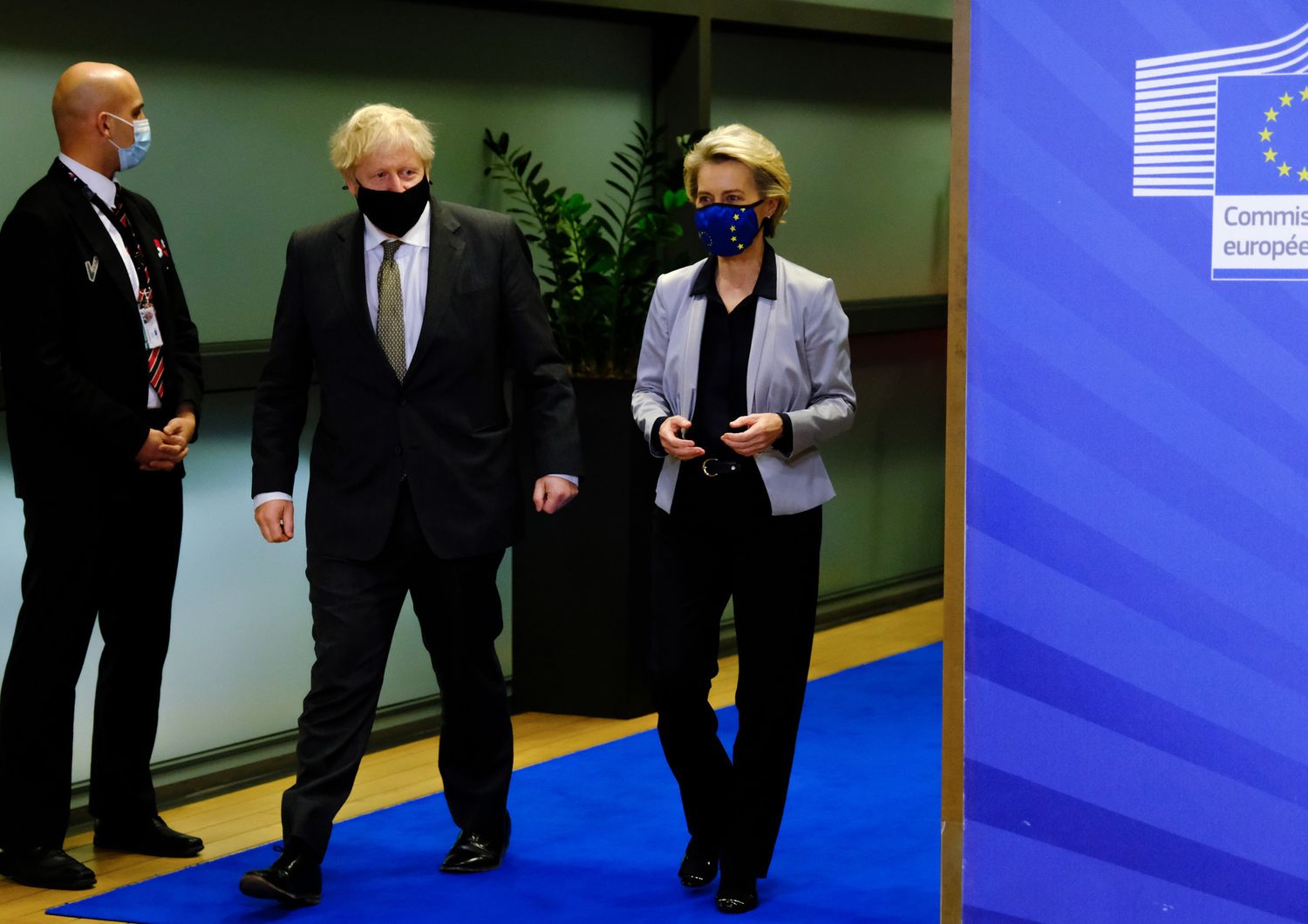 Boris Johnson, Ursula von der Leyen