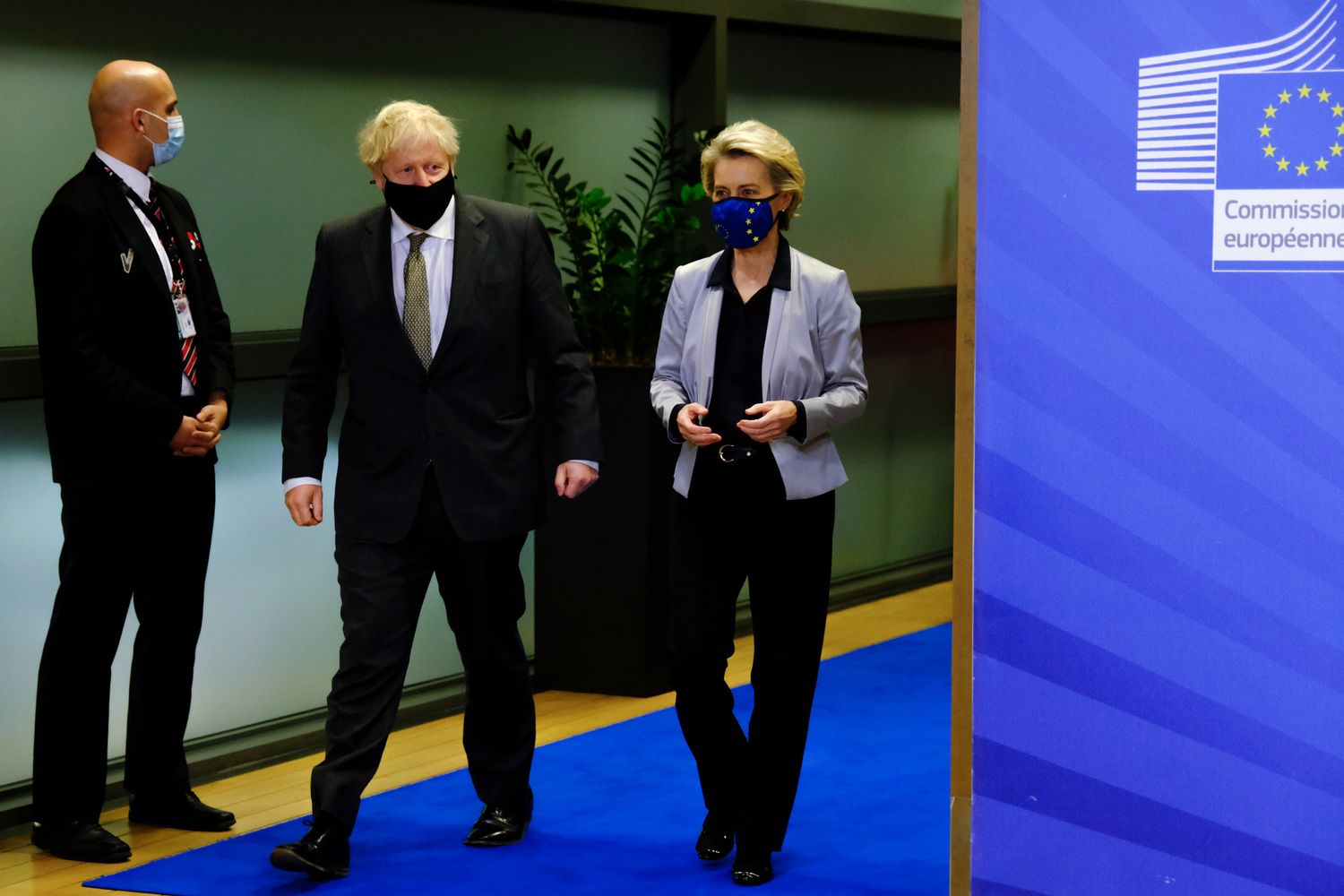 Boris Johnson, Ursula von der Leyen