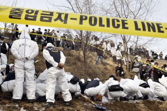 &nbsp;Le ricerche per resti umani degli 'Omicidi di Hwaseong'