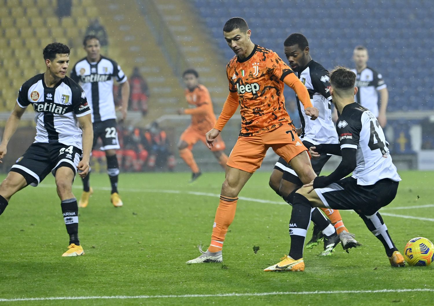 Ronaldo durante Parma-Juventus