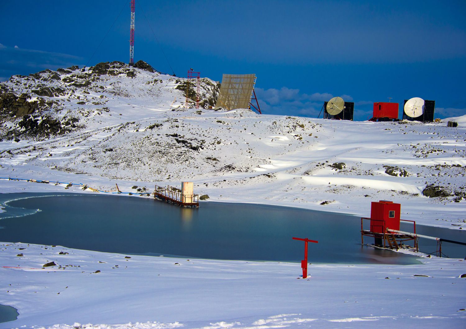 La base antartica cilena Eduardo Frei