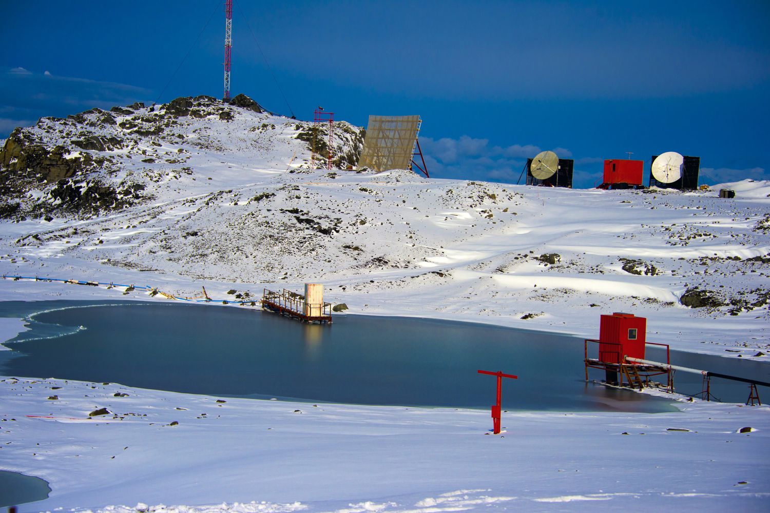 La base antartica cilena Eduardo Frei