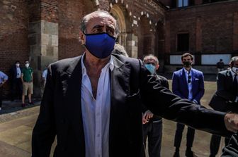 Mauro Bellugi ai funerali di Mario Corso