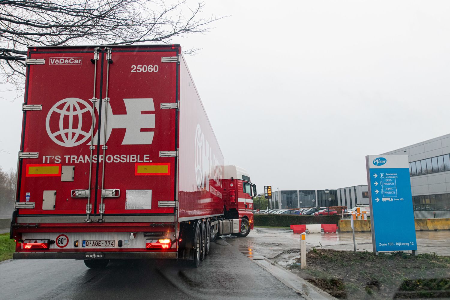 Camion-frigo vaccini anti-Covid