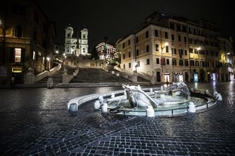 Roma deserta di notte