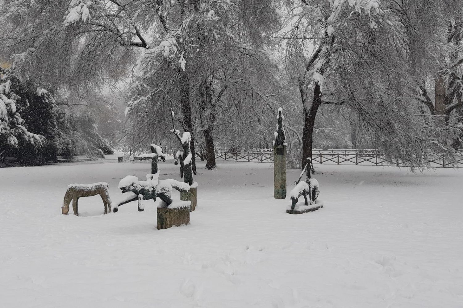 Maltempo, Milano sotto la neve&nbsp;&nbsp;