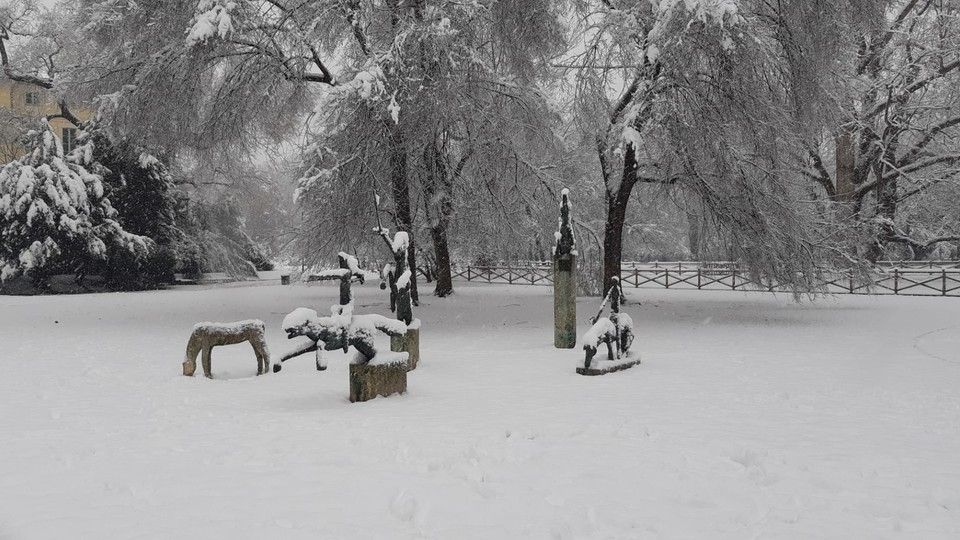 Maltempo, Milano sotto la neve&nbsp;&nbsp;