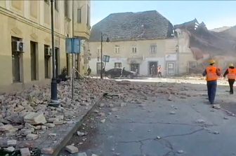 Terremoto a Petrinja, Croazia