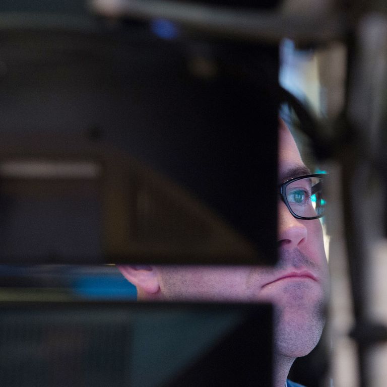 Wall Street, un trader