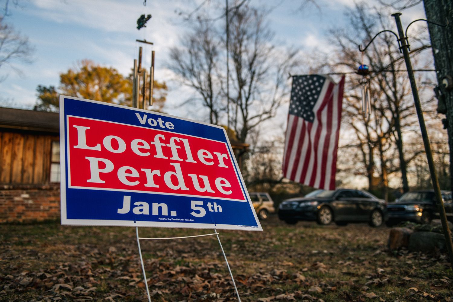 Cartelli elettorali a Rome, in Georgia