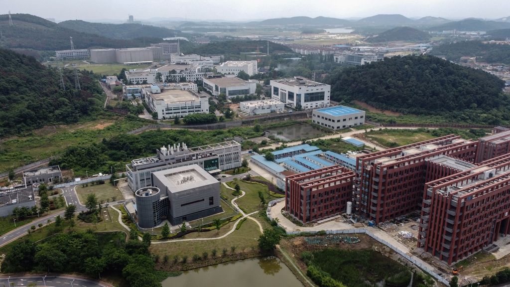 &nbsp;Visione aerea del Laboratorio P4 nel campus del Wuhan Institute of Virology