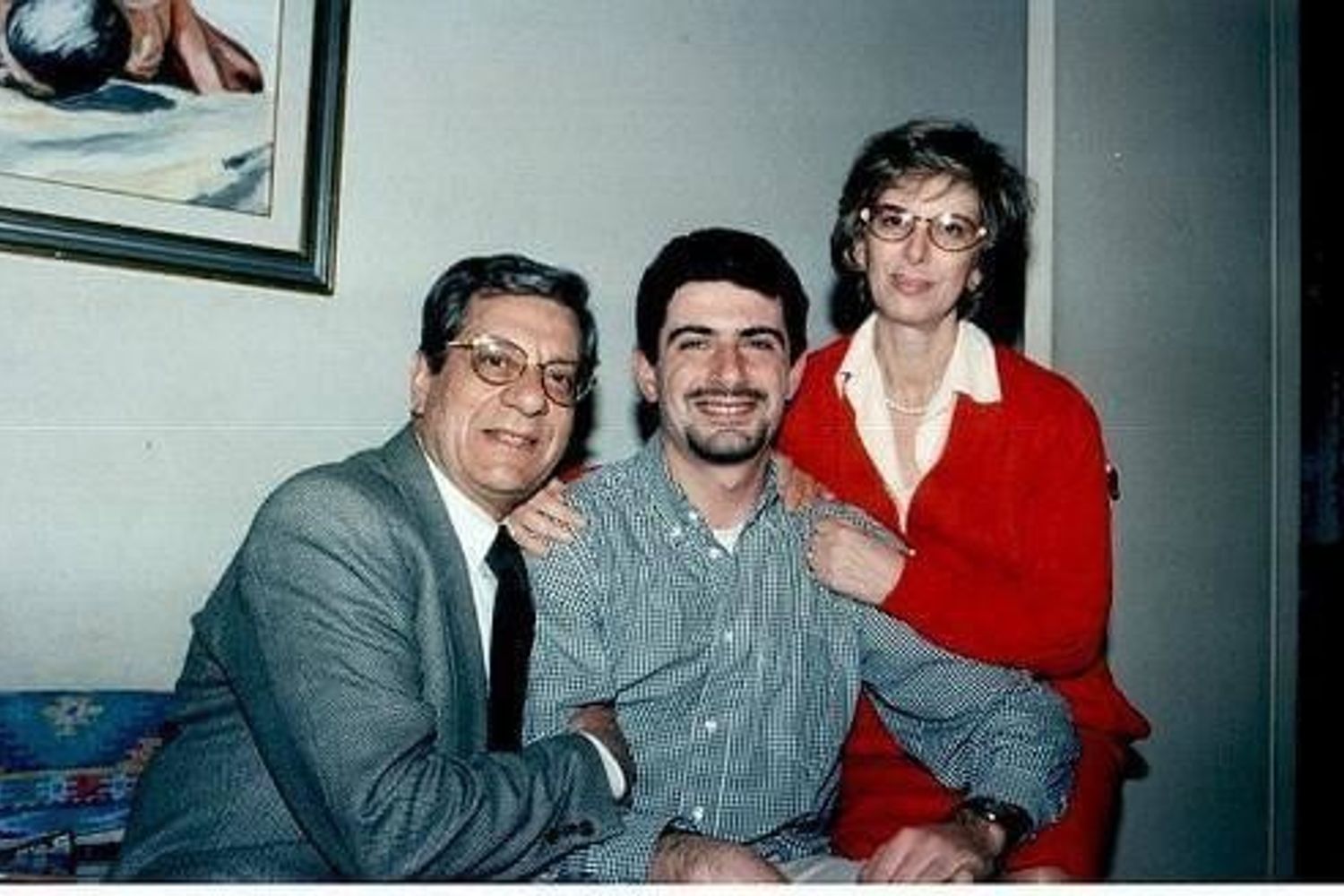 Attilio Manca con i genitori