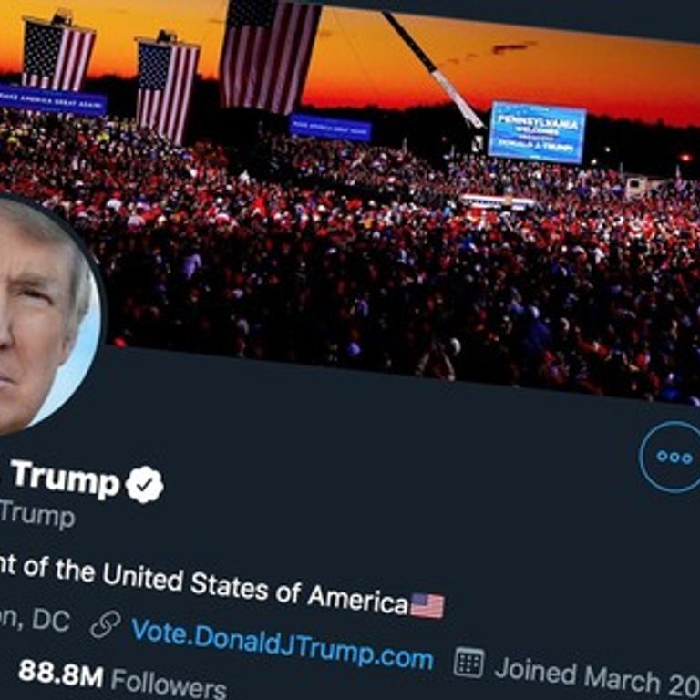 twitter minaccia sospensione profilo trump