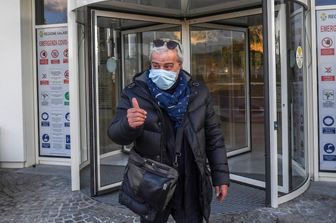 Guido Longo all'arrivo in Calabria