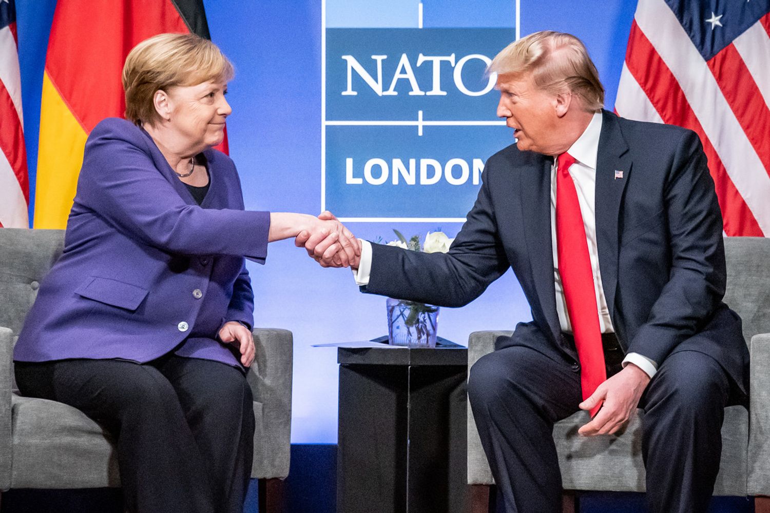 Angela Merkel e Donald Trump