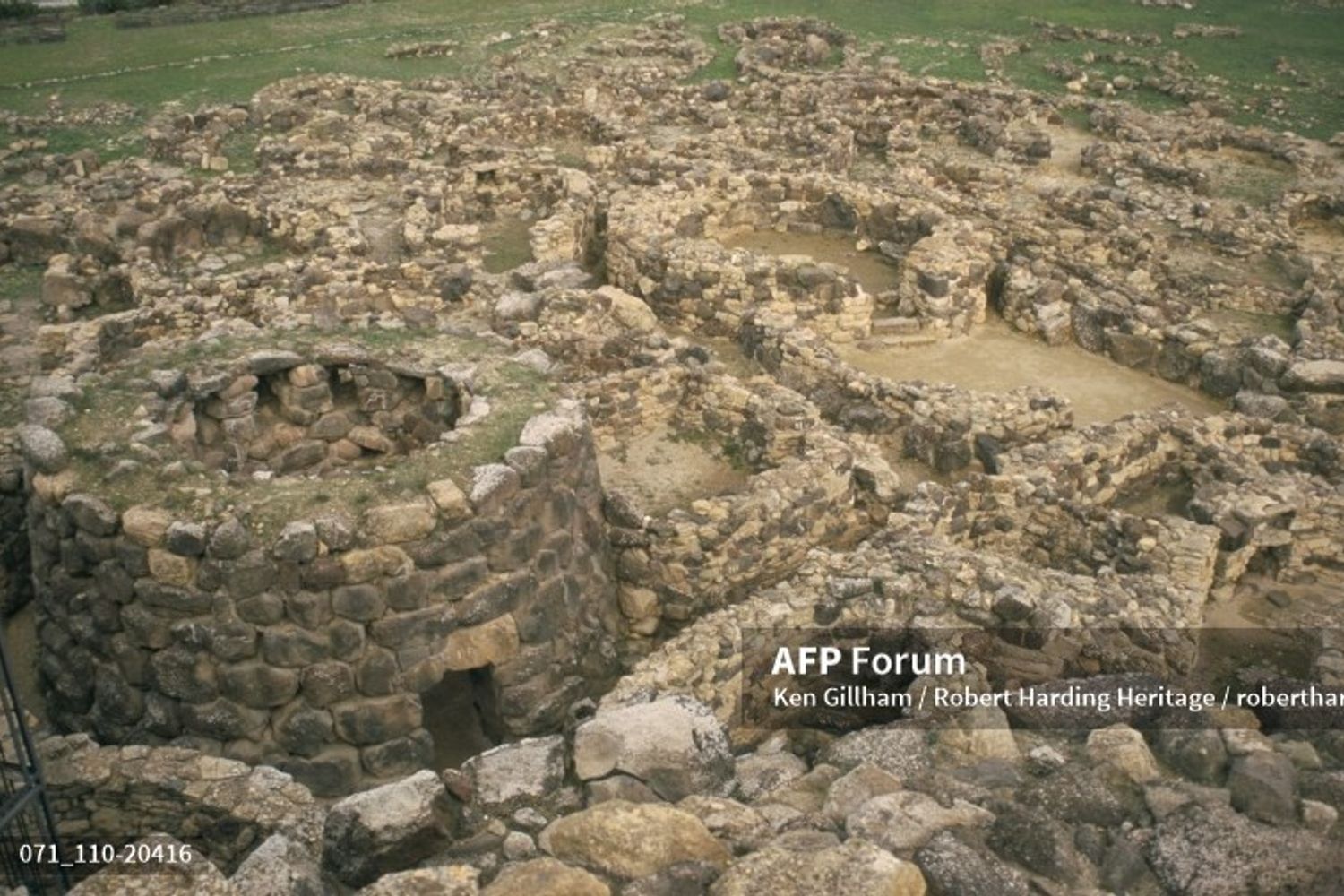 Il villaggio nuragico di Barumini in Sardegna