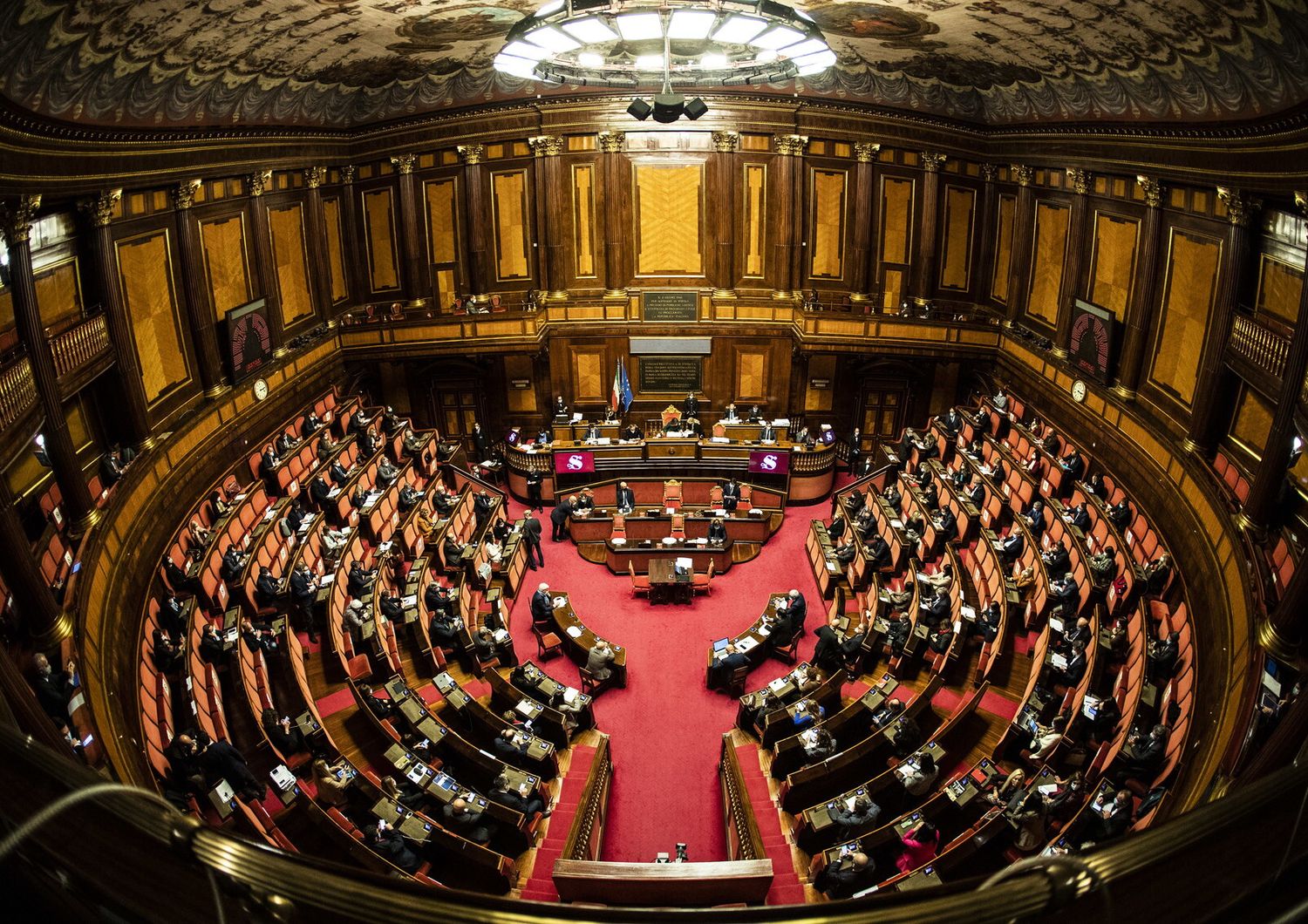 L'aula del Senato