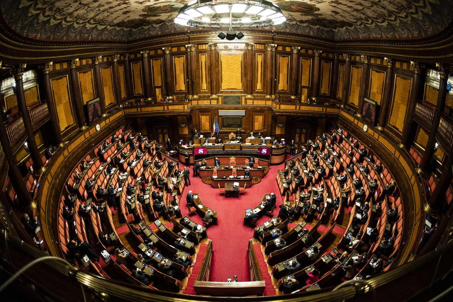 L'aula del Senato
