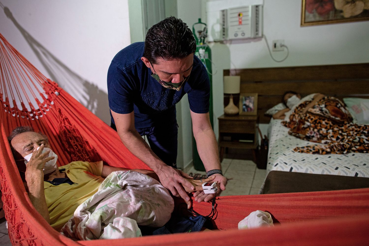 &nbsp;Un paziente Covid a Manaus