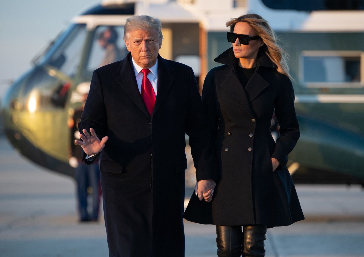 Il presidente Donald Trump e la moglie Melania&nbsp;