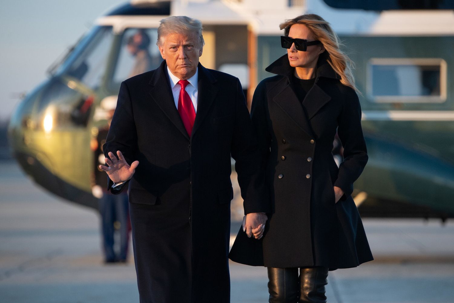 Il presidente Donald Trump e la moglie Melania&nbsp;