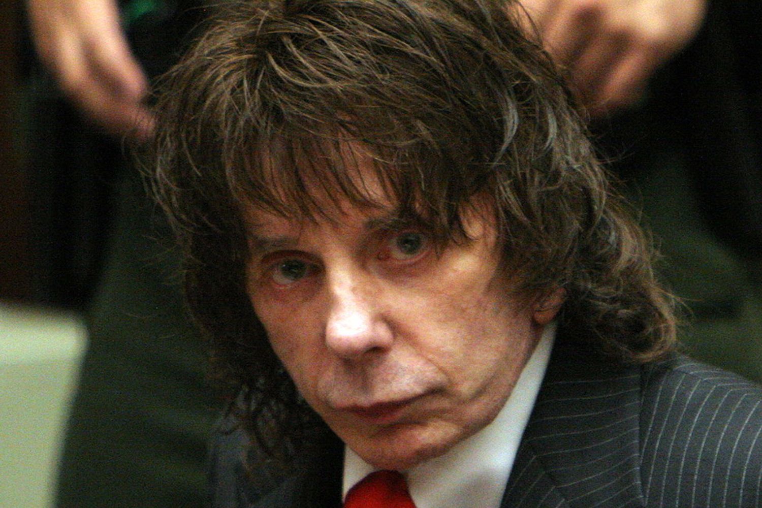Phil Spector durante il processo per omicidio