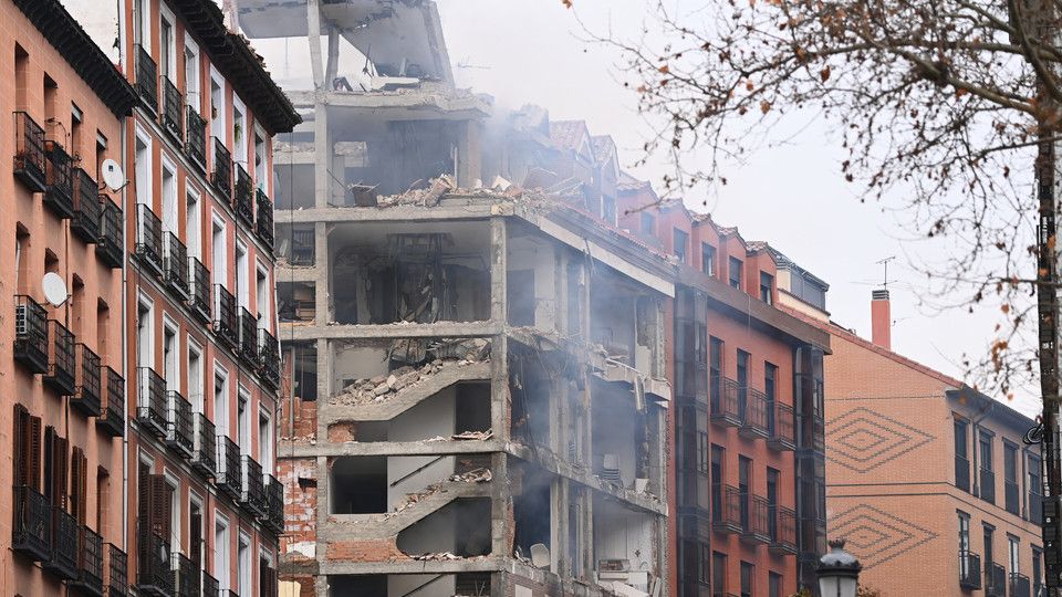 &nbsp;Esplosione di un palazzo nel centro di Madrid&nbsp;