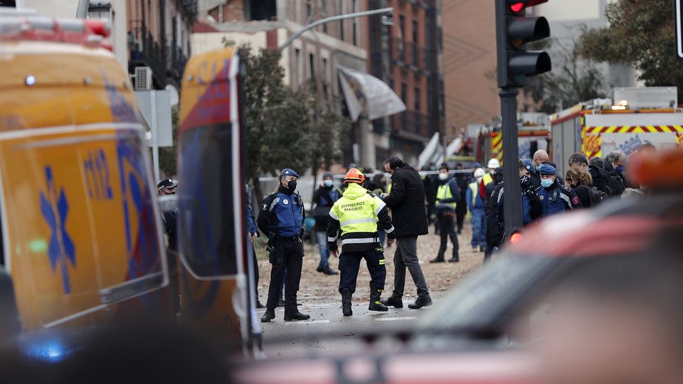 &nbsp;Esplosione di un palazzo nel centro di Madrid&nbsp;